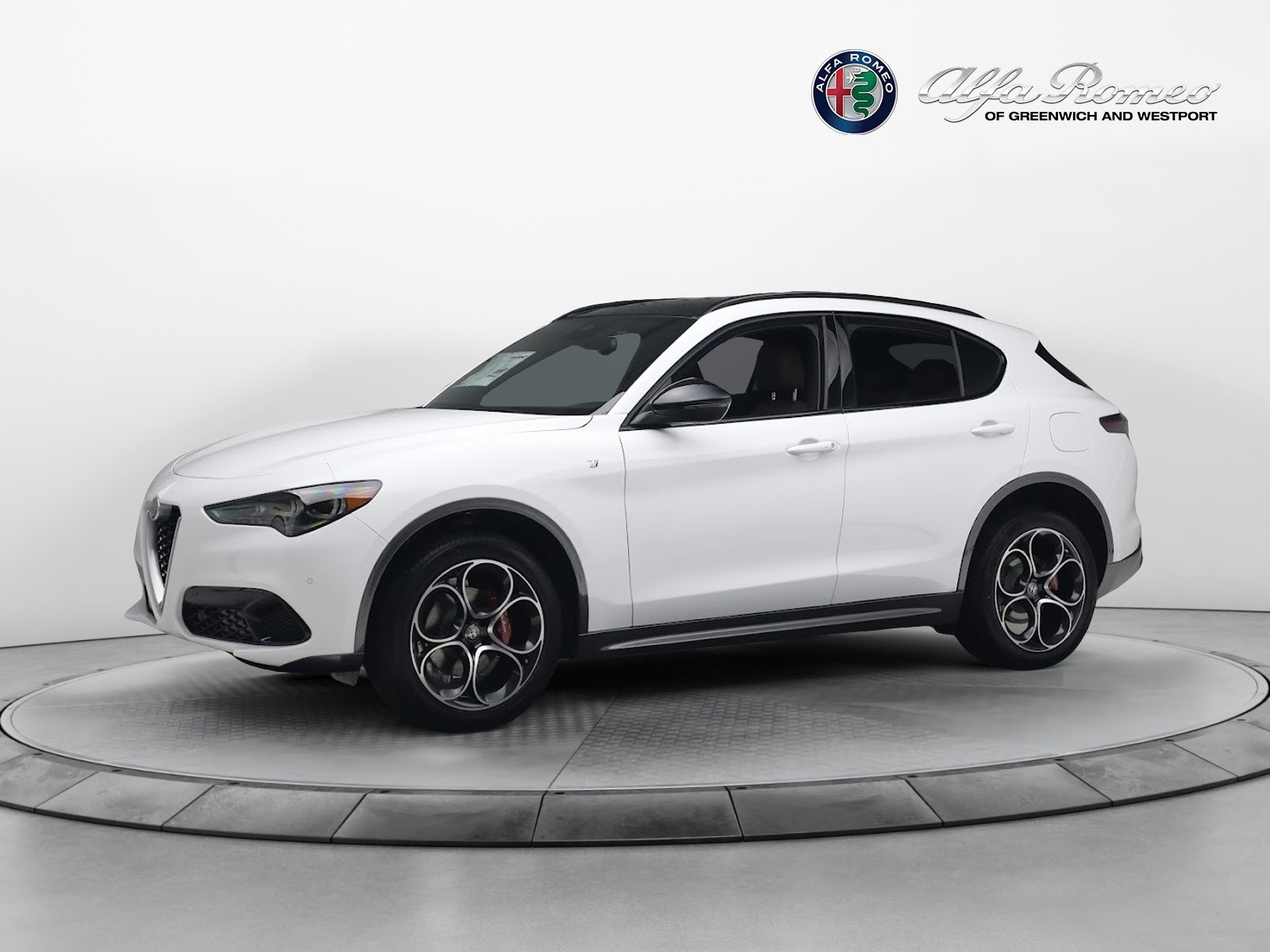 New 2024 Alfa Romeo Stelvio Ti for sale $57,420 at Alfa Romeo of Greenwich in Greenwich CT 06830 1