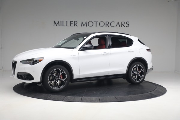 New 2024 Alfa Romeo Stelvio Ti for sale $56,696 at Alfa Romeo of Greenwich in Greenwich CT 06830 1