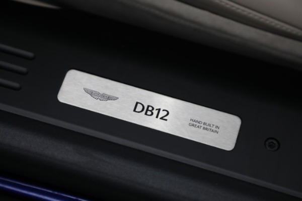 New 2024 Aston Martin DB12 Volante for sale $338,100 at Alfa Romeo of Greenwich in Greenwich CT 06830 26