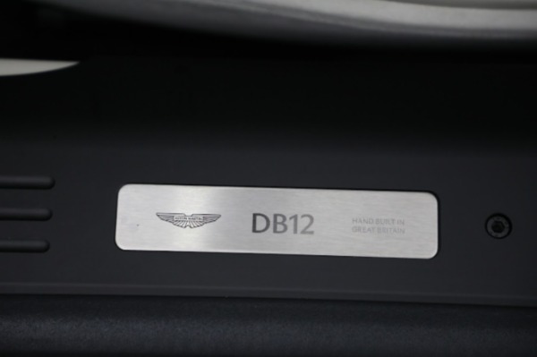 Used 2024 Aston Martin DB12 Volante for sale Sold at Alfa Romeo of Greenwich in Greenwich CT 06830 25
