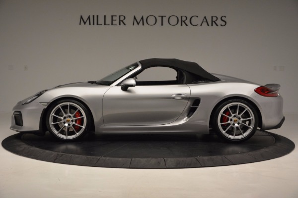 Used 2016 Porsche Boxster Spyder for sale Sold at Alfa Romeo of Greenwich in Greenwich CT 06830 14