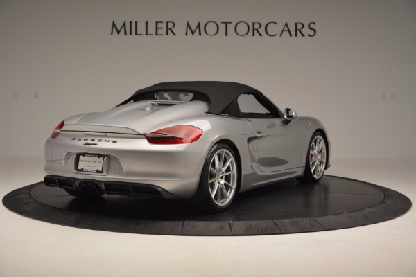 Used 2016 Porsche Boxster Spyder for sale Sold at Alfa Romeo of Greenwich in Greenwich CT 06830 17