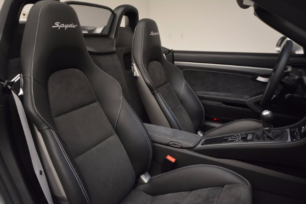 Used 2016 Porsche Boxster Spyder for sale Sold at Alfa Romeo of Greenwich in Greenwich CT 06830 25