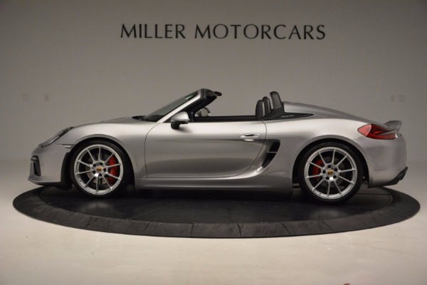 Used 2016 Porsche Boxster Spyder for sale Sold at Alfa Romeo of Greenwich in Greenwich CT 06830 3