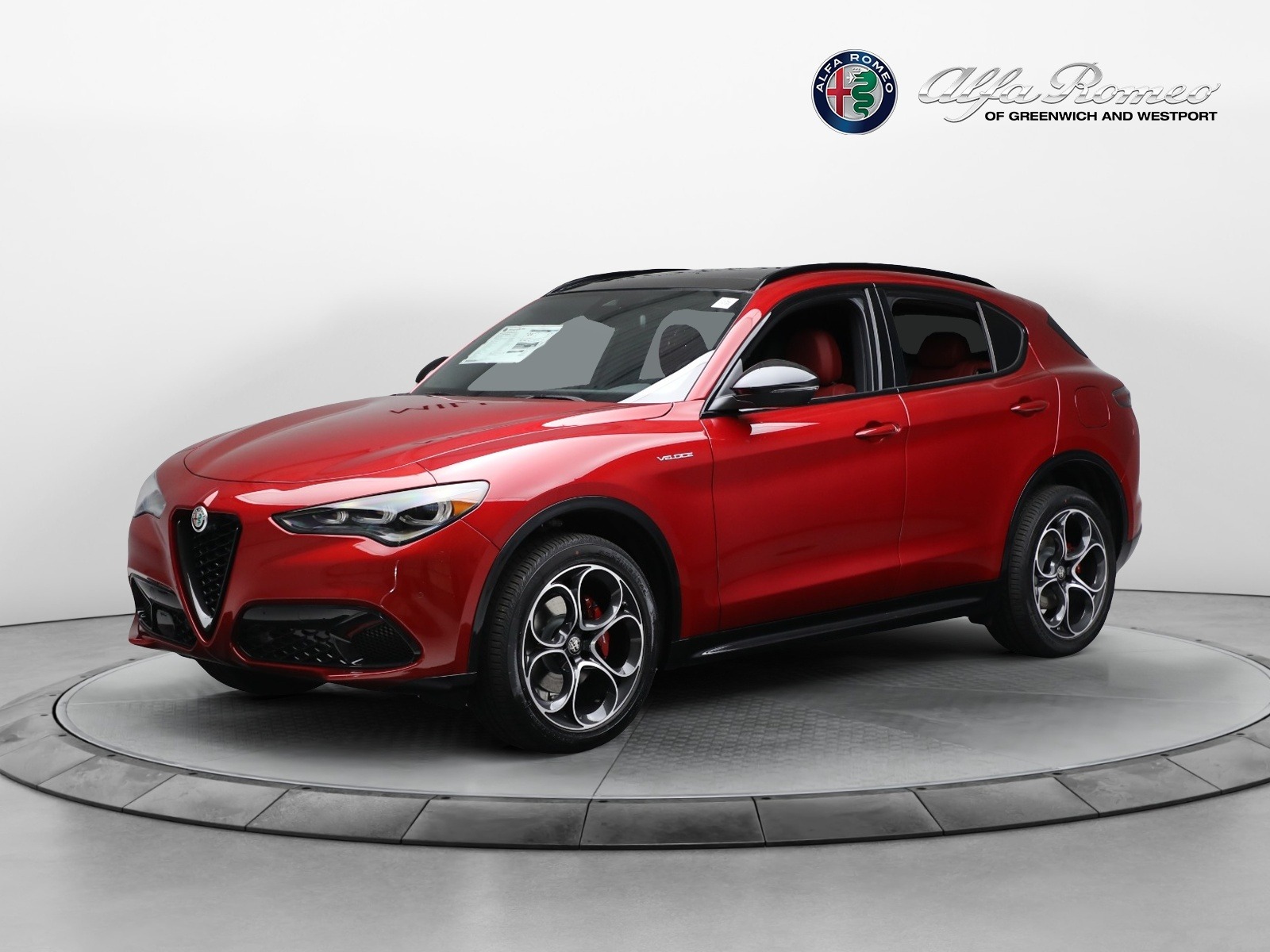 New 2024 Alfa Romeo Stelvio Veloce for sale $59,870 at Alfa Romeo of Greenwich in Greenwich CT 06830 1