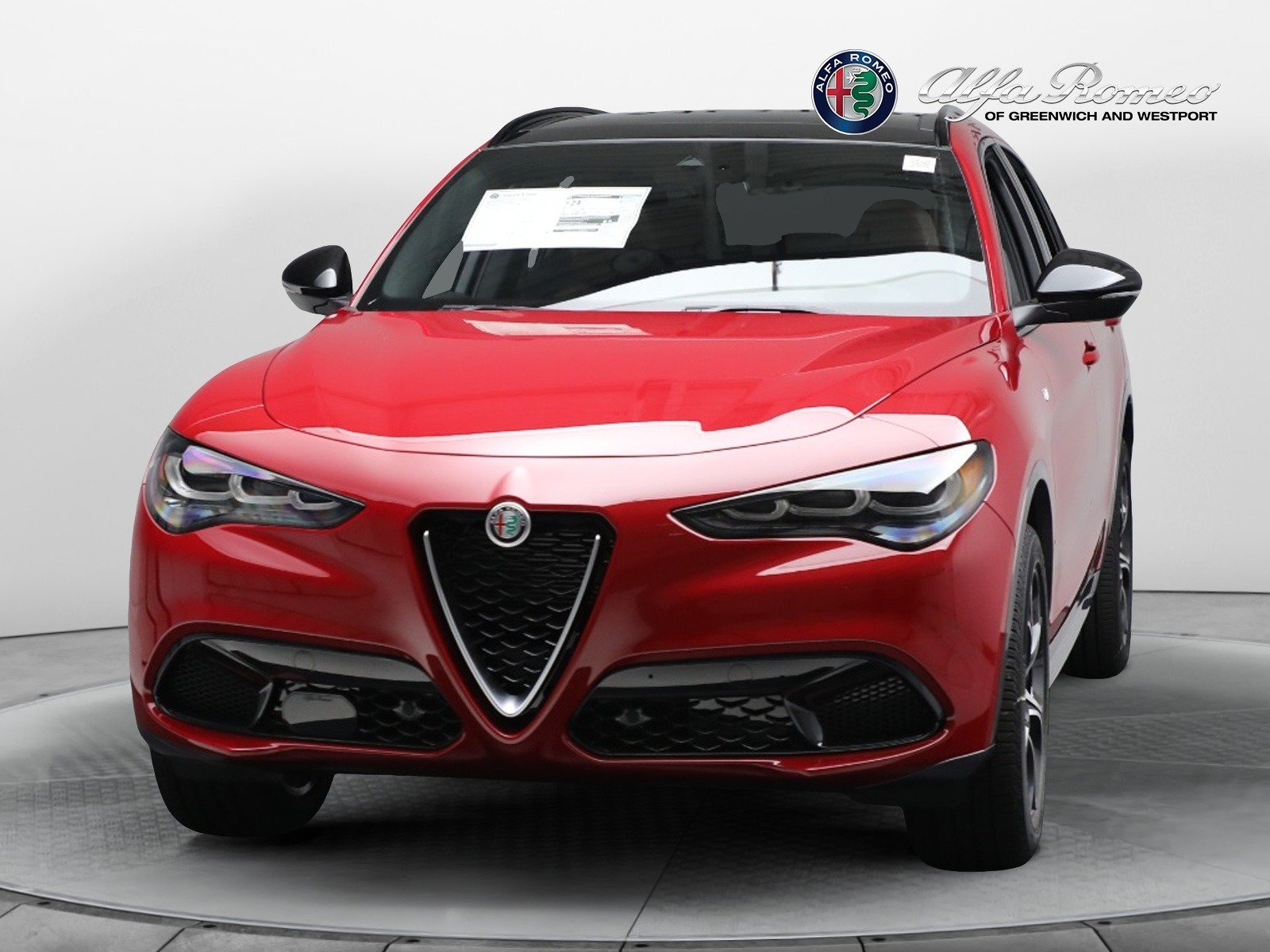 New 2024 Alfa Romeo Stelvio Ti for sale $57,870 at Alfa Romeo of Greenwich in Greenwich CT 06830 1