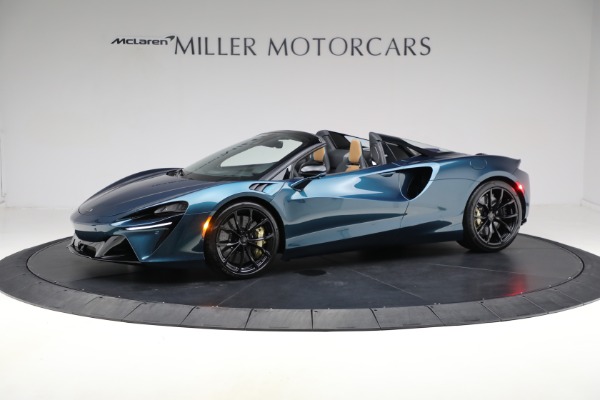 New 2025 McLaren Artura Spider TechLux for sale Sold at Alfa Romeo of Greenwich in Greenwich CT 06830 2