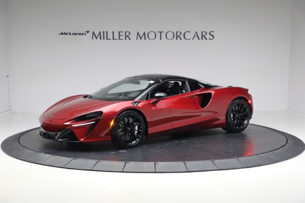 New 2025 McLaren Artura Spider TechLux for sale $331,008 at Alfa Romeo of Greenwich in Greenwich CT 06830 14