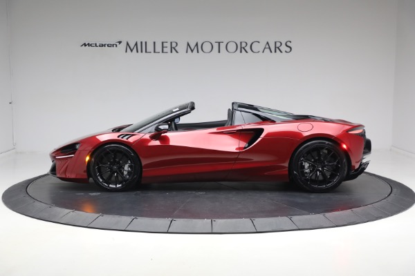 New 2025 McLaren Artura Spider TechLux for sale $331,008 at Alfa Romeo of Greenwich in Greenwich CT 06830 3