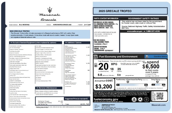 New 2025 Maserati Grecale Trofeo for sale Sold at Alfa Romeo of Greenwich in Greenwich CT 06830 27