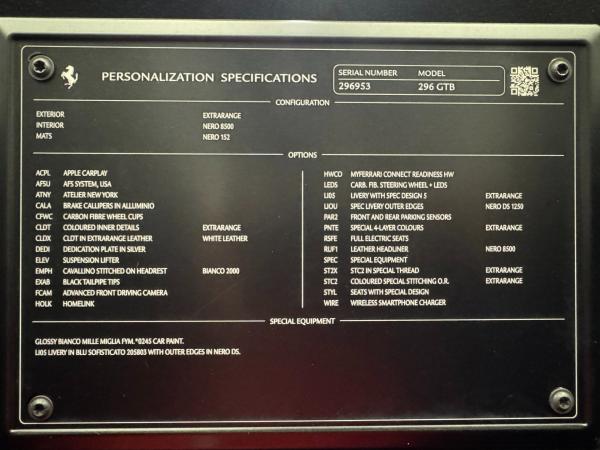 Used 2023 Ferrari 296 GTB for sale $319,900 at Alfa Romeo of Greenwich in Greenwich CT 06830 25