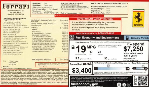 Used 2024 Ferrari Roma for sale $227,900 at Alfa Romeo of Greenwich in Greenwich CT 06830 2