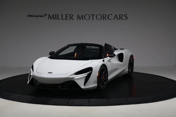 New 2026 McLaren Artura Spider TechLux for sale Sold at Alfa Romeo of Greenwich in Greenwich CT 06830 1