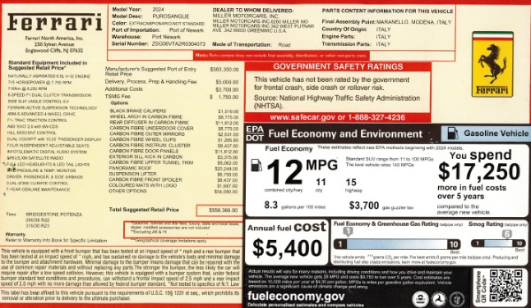 Used 2024 Ferrari Purosangue for sale $535,900 at Alfa Romeo of Greenwich in Greenwich CT 06830 2