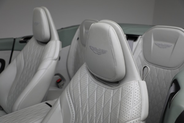 Used 2025 Aston Martin DB12 Volante for sale Call for price at Alfa Romeo of Greenwich in Greenwich CT 06830 27