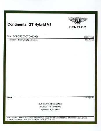 New 2026 Bentley Continental GT for sale $346,155 at Alfa Romeo of Greenwich in Greenwich CT 06830 27