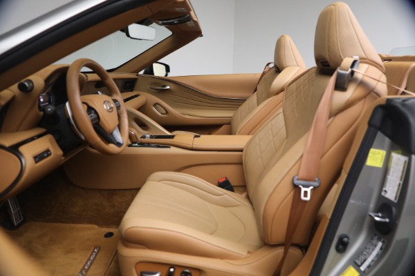 Used 2021 Lexus LC 500 Convertible for sale Sold at Alfa Romeo of Greenwich in Greenwich CT 06830 13