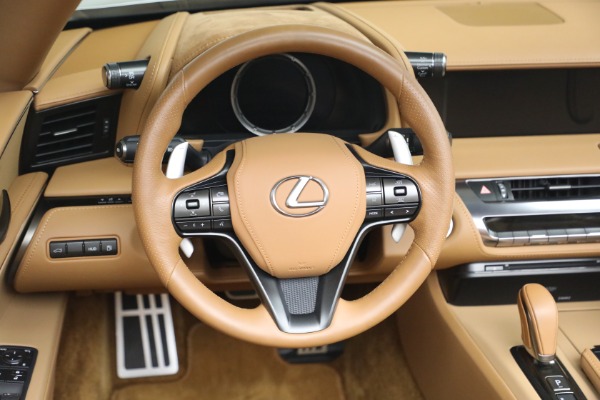 Used 2021 Lexus LC 500 Convertible for sale Sold at Alfa Romeo of Greenwich in Greenwich CT 06830 17