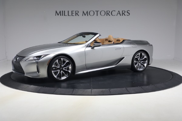 Used 2021 Lexus LC 500 Convertible for sale Sold at Alfa Romeo of Greenwich in Greenwich CT 06830 2