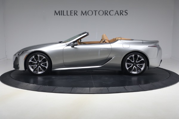 Used 2021 Lexus LC 500 Convertible for sale Sold at Alfa Romeo of Greenwich in Greenwich CT 06830 3
