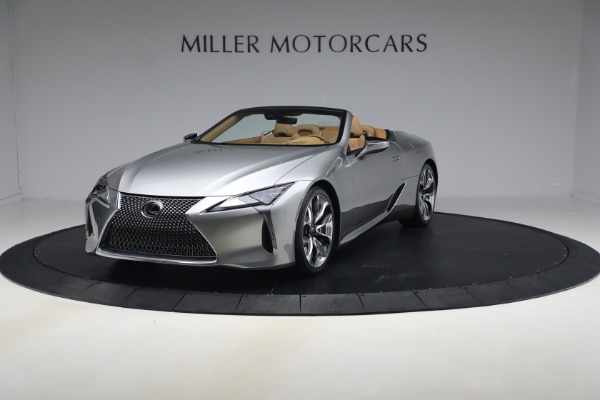 Used 2021 Lexus LC 500 Convertible for sale Sold at Alfa Romeo of Greenwich in Greenwich CT 06830 1