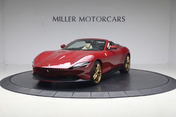 Used 2025 Ferrari Roma Spider for sale $317,900 at Alfa Romeo of Greenwich in Greenwich CT 06830 1