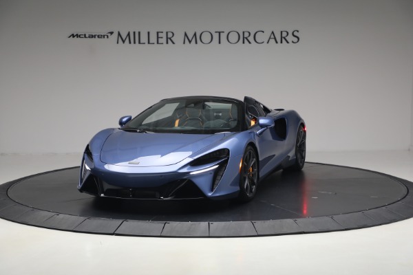 New 2026 McLaren Artura Spider Performance for sale $336,300 at Alfa Romeo of Greenwich in Greenwich CT 06830 1