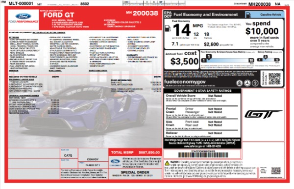 Used 2021 Ford GT for sale Call for price at Alfa Romeo of Greenwich in Greenwich CT 06830 2