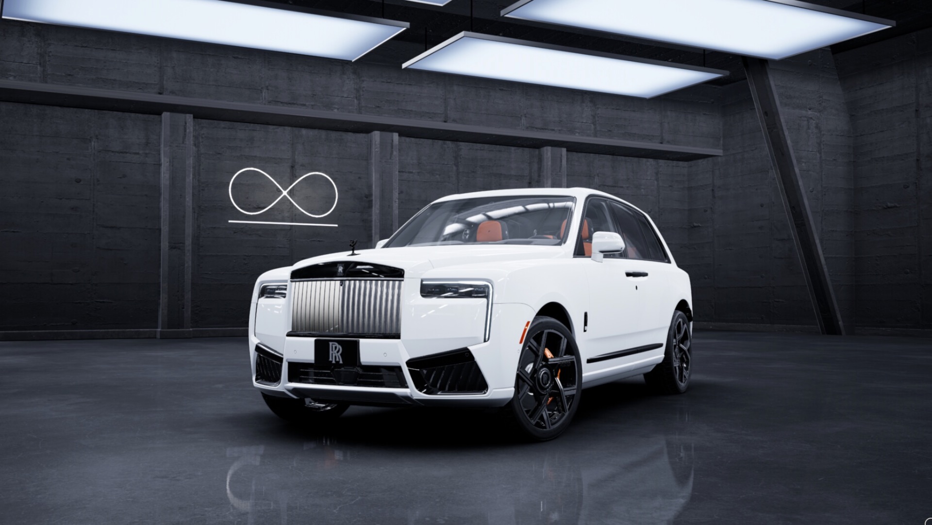 New 2027 Rolls-Royce Black Badge Cullinan for sale $573,500 at Alfa Romeo of Greenwich in Greenwich CT 06830 1