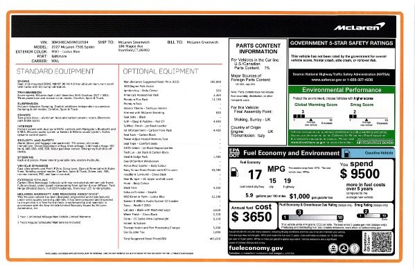 New 2027 McLaren 750S Spider TechLux for sale $461,010 at Alfa Romeo of Greenwich in Greenwich CT 06830 6