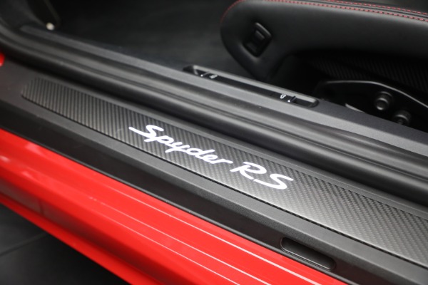 Used 2025 Porsche 718 Boxster Spyder RS for sale $205,900 at Alfa Romeo of Greenwich in Greenwich CT 06830 24