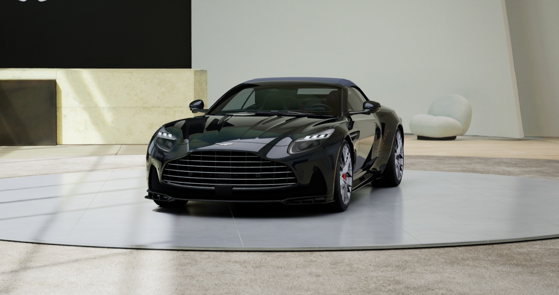 New 2026 Aston Martin DB12 S Volante for sale $353,500 at Alfa Romeo of Greenwich in Greenwich CT 06830 1