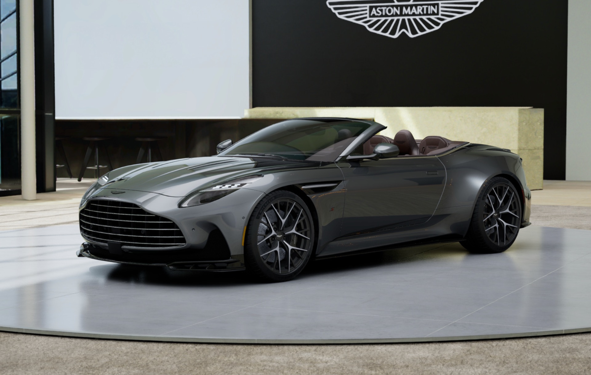 New 2026 Aston Martin DB12 S Volante for sale $373,700 at Alfa Romeo of Greenwich in Greenwich CT 06830 1